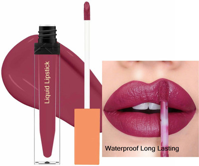 manasona Matte Rouge Smudge Proof Liquid Lipstick(Rouge Pink, 6 ml)