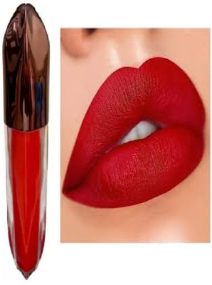 Luipui red liquid matte lipstick trending waterproof pack of 1(red, 6 ml)