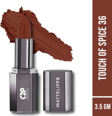 C2P Professional Makeup Creamy Brown Matte Bullet Lipstick Highly Pigmented Long Lasting & Waterproof(Touch Of Spice 36, 3.5 g)