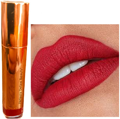 Luipui awesome red liquid matte finish lipstick pack of 1(red, 6 ml)