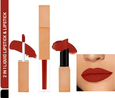 Luipui PREMIUM MATTE NON-DRYING & SMUDGE PROOF MATTE LIPSTICK PACK OF 1(MATTE RED - 312, 7 ml)