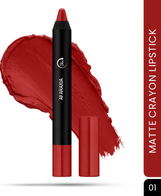 AFARAXIA Matte Me Waterproof Ultra Smooth Long Lasting Liquid Lip Stick(Red apple, 3.5 g)