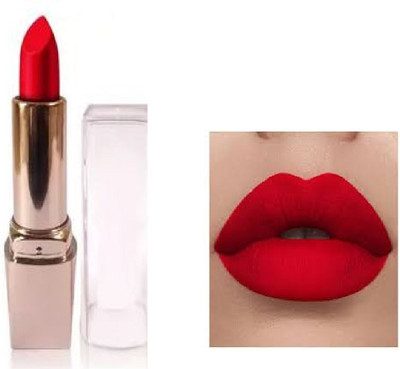 Luipui red matte crayon look lipstick pack of 1 waterproof(red, 6 g)