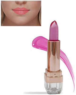 JANOST 3D Soft Jelly Moisturizing Not Easy To Fade Non-Stick Cup Waterproof Lipstick(Pink, 3.6 g)
