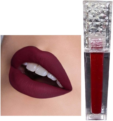 REIMICHI Pigmented matte liquid Lightweight Lipstick(maroon, 5 ml)