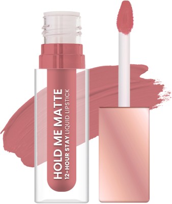 SWISS BEAUTY Hold Me Matte Liquid Lipstick(Squeeze Me Pink, 4.5 ml)