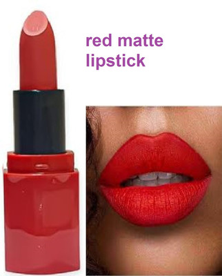 Luipui best wonderful red matte finish lipstick pack of 1 awesome and waterproof(red, 6 g)