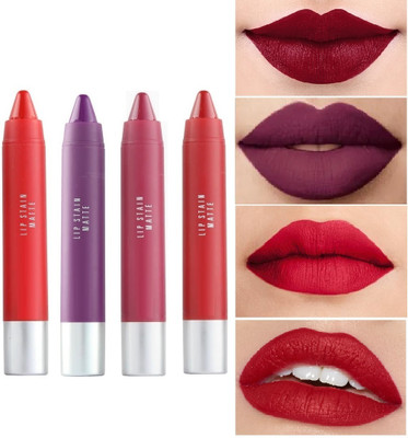 Arcanuy Matte Lipstick Waterproof Smudge Proof Non Transfer Long Stay(MULTICOLOR, 10.8 g)