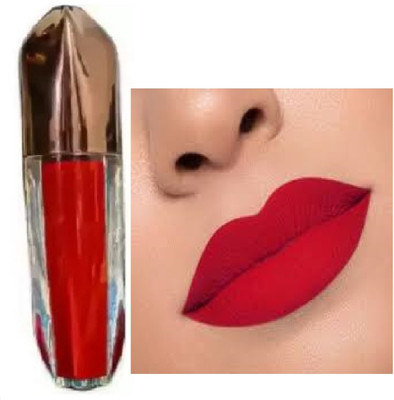 Luipui matte red liquid matte finish lipstick pack of 1(red, 6 ml)
