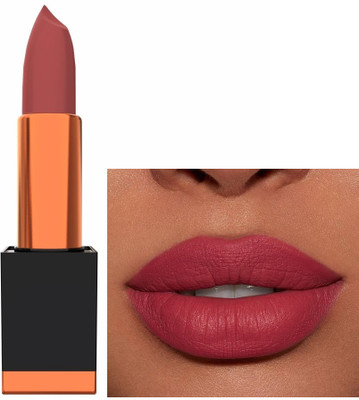 Emijun Matte Glam Look Long Lasting Lipstick for Women Moisturized Smooth Soft Coloured(ROSE VALE, 3.5 g)