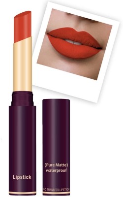 YAWI Creamy Matte Long Lasting Lipstick Pure Matte Lipstick(apricot, 4 g)