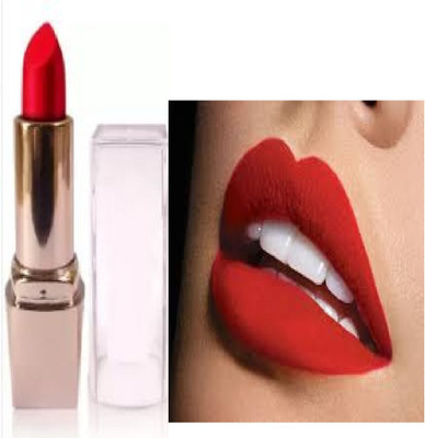 Luipui best red mate lipstick long lasting waterproof pack of 1(red, 6 g)