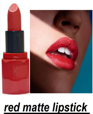 Luipui red crayon matte look lipstick awesome(red, 6 g)