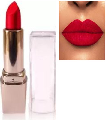 Luipui latest red matte lipstick waterproof and trending pack of 1(red, 6 g)