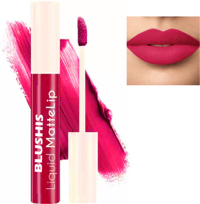 K3NTERPRISES Non Transfer Waterproof Longlasting Liquid Lipstick Combo Set of 1 pc(Magenta, 6 ml)