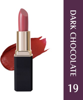 Glam21 Cosmetics Comfort Matte Lipstick with Smooth Silky Texture| Long-lasting| Highly Pigmented(Dark Chocolate-19, 3.8 g)