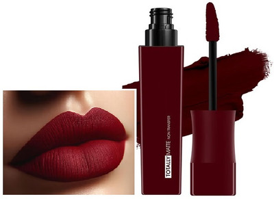 luzimaisa One Single Swipe Application | Smooth & Light Weight Matte Lipstick(deep maroon, 7.5 g)