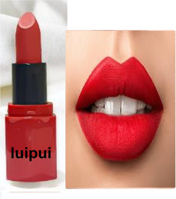 Luipui red matte lipstick waterproof amazing(red, 6 g)