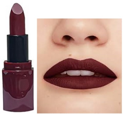 Luipui WATERPROF AND LONG LASTING DARK BROWN LIPSTICK PACK OF 1(MAROON, 6 g)