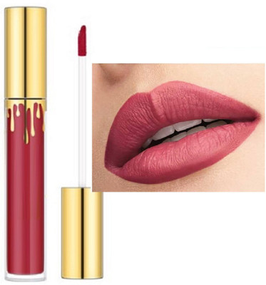 GABBU Highly Pigmented | Smooth Texture Non-Transfer Matte Lipstick for Women(Light Pink, 5 ml)