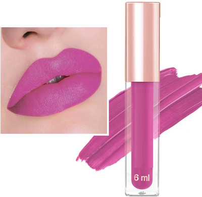 Latixmat Matte Transfer-proof Lip Color, Waterproof and Smudgeproof(Ruby Pink, 6 ml)
