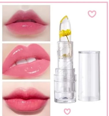 SUBIA 24h long lasting magice gel flower gel lipstick for women(pink, 3.5 g)