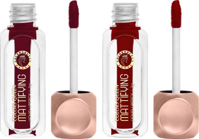 COLORS QUEEN Long Lasting(Cranberry & Maroon, 6 g)