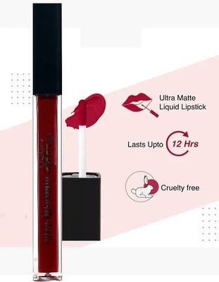 BLUEMERMAID LONG LASTING MATTE FINISH CREAMY TEXTURE LIPSTICK FOR WOMEN(MAROON, 6 ml)