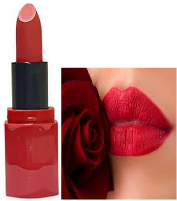 Luipui red matte crayon lipstick pack of 1 waterproof and long lasting(red, 6 g)