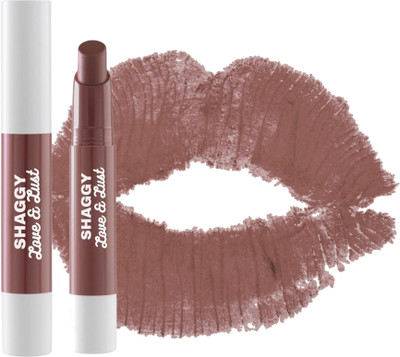 SHAGGY 12Hrs.Stay longlasting crayon Lipstick Matte finish Crayon(3.5gm brown)(brown, 3.5 g)
