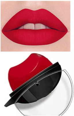 AFARAXIA LIP SHAPE LONG LASTING APPLE SHAPE RED LIPSTICK(Red, 3.8 g)