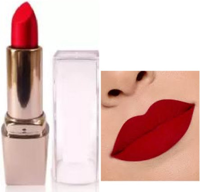 Luipui trending best red matte lipstick long lasting pack of 1(red, 6 g)