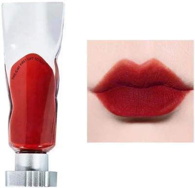 WOONGMI Matte Lipstick Velvet Transparent Pigment Lip Gloss Lipstick(4 g, Ruby)