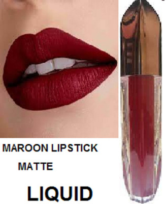 Luipui awesome maroon matte liquid lipstick pack of 1(maroon, 6 ml)