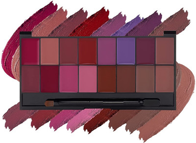 Yuency Best Pigmented Matte Lip Color Palette(Multicolor, 36 g)