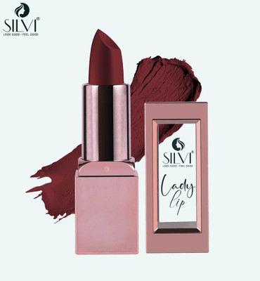 SILVI Ultrastay Transferpoof Lipstick With Vitamin E | Smooth Glide | Waterproof(Desire Red, 4 g)