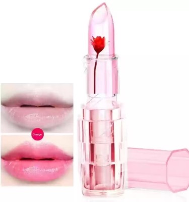 THTC BEST GEL FLOWER LIPSTICK WATERPROOF(PINK, 3.6 ml)