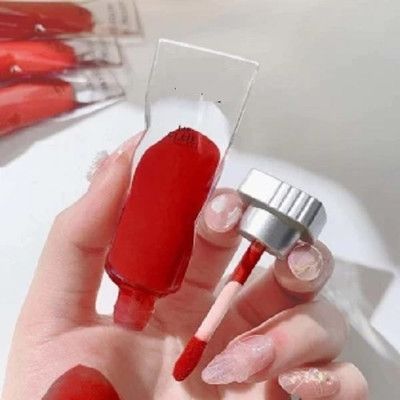 GABBU Ice Cube RED Matte Lipstick Velvet Transparent Lip Glaze Pigment(RED, 4 g)