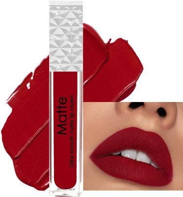 manasona Waterproof Liquid Matte Lipstick -Waterproof |Long Lasting & Lightweight(Red, 6 ml)
