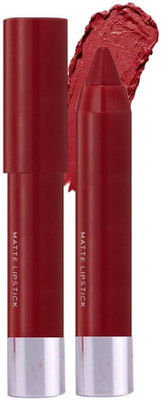 Wonholli Red Lip Crayon Waterproof and Smudge-Proof Lipstick(Red, 3.6 g)