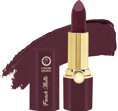 COLORS QUEEN French Matte lipstick(Bridal Mahroon, 3.8 g)
