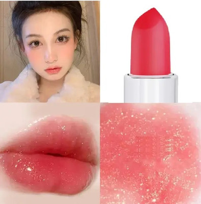 GABBU Moisturising Lightweight Glssy Red Colour Changes korean Lipstick(Red, 3.6 g)