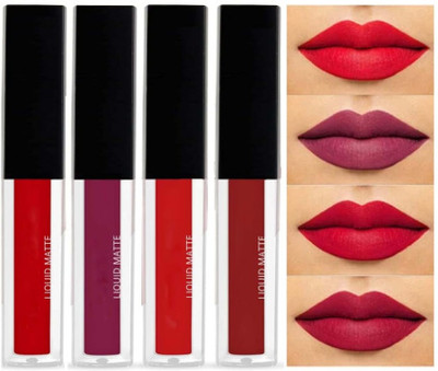 JLVH MINI RED EDITION LIQUID MATTE( 4 IN 1) LIPSTICK(RED, 16 ml)