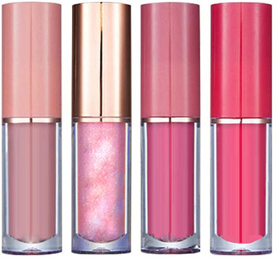 GABBU Korean Velvet Matte Liquid Lipstick Set With Lips Gloss(multi color, 7.6 ml)