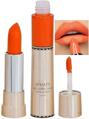 DARYUE Super Stay Non Transfer Long Lasting Matte Lipstick(ORANGE, 8 g)