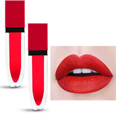 REIMICHI COMBO LIGHT RED MATTE LIQUID LIPSTICK SMUDGE PROOF(LIGHT RED, 10 ml)