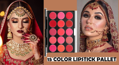HUZURLU Long Lasting Moisturizing Lip Gloss Palette for Women(MULTI COLOR, 15 g)