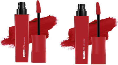 ADJD Comob Totally Matte Liquid Lipstick One Swipe Application Red cherry(Red cherry, 15 g)