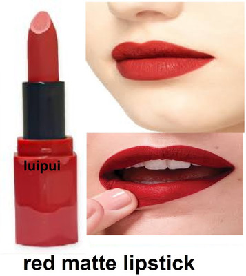 Luipui best red crayon matte lipstick best for women(red, 6 g)