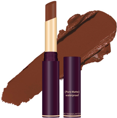 WOONGMI Highly pigmented best matte lipstick(COFFEE TOFFEE, 4 g)